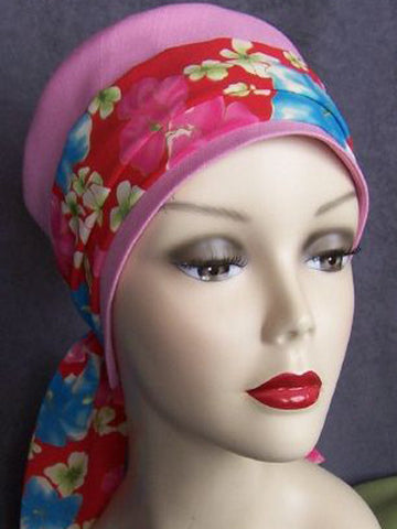 Chemo Hat -  Floral Print
